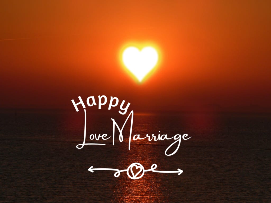 Love marriage indications in the birth chart